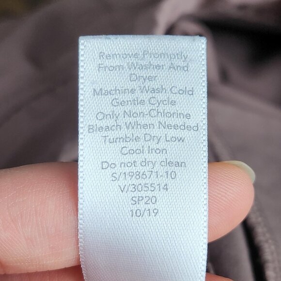 Athleta Pants Womens 16 Mauve Brooklyn Ankle Pull On Lightweight Hi Rise Lounge - Picture 13 of 13